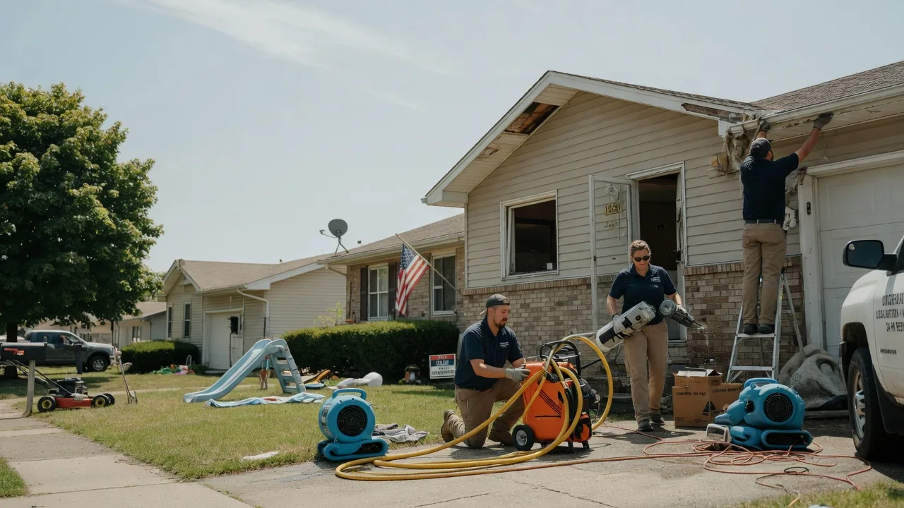 Water Damage Restoration in New Century, KS near me
